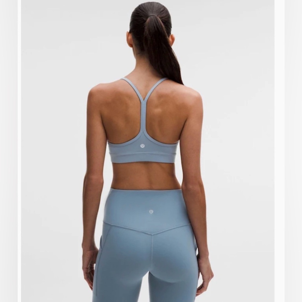 Light Blue Strappy Sports Bra - Women Intimates & Sleepwear